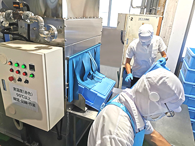 富山県ライス栄研株式会社　高温熱風による即時乾燥